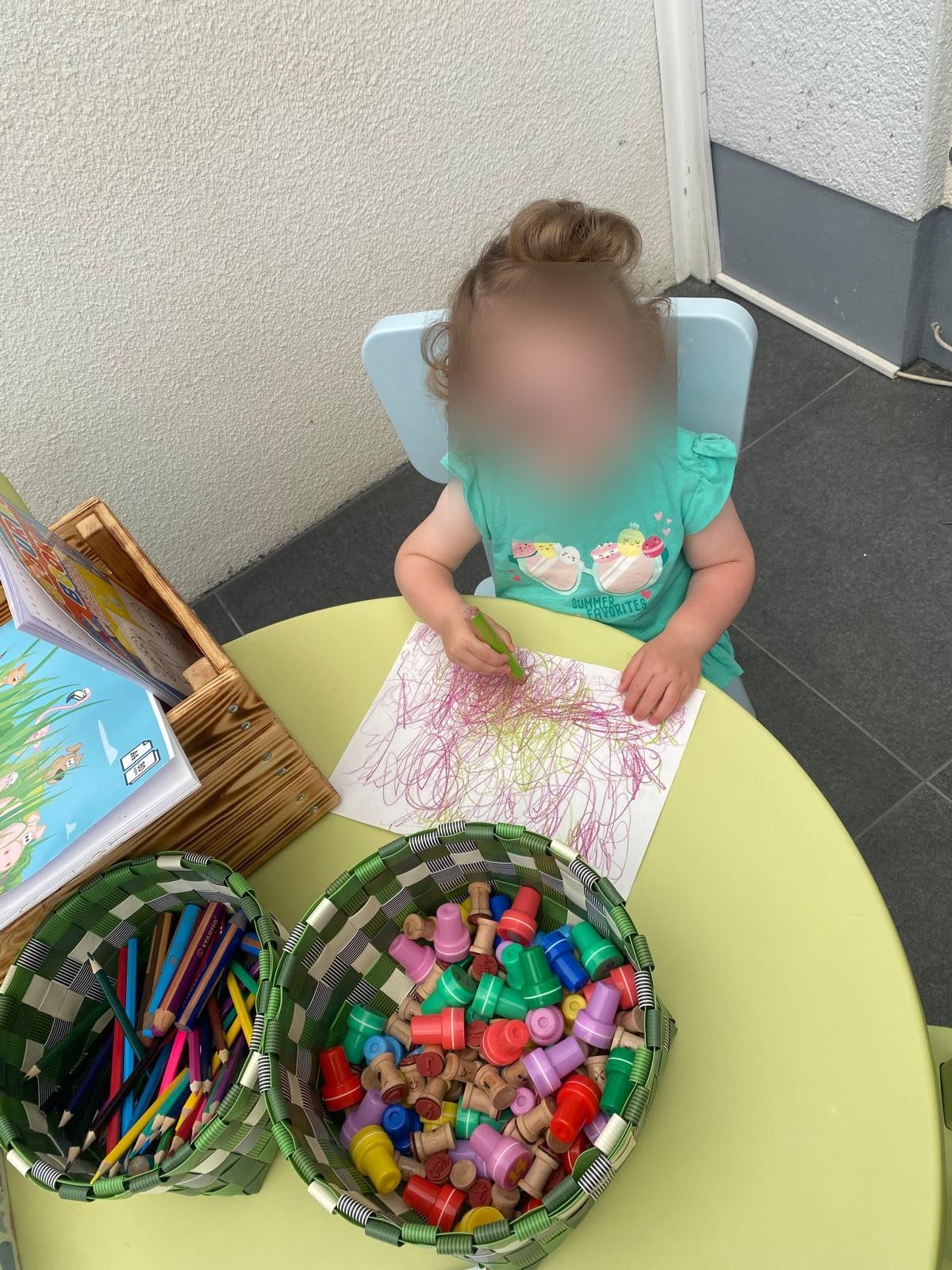 Malen und Stempeln